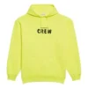 Crew Printing -huppari, keltainen 578135TIV757072