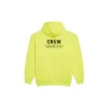 Crew Printing -huppari, keltainen 578135TIV757072