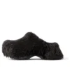 Crocs-pistokkaat ”Black Fake Fur on Rubber” 720762W0FOU1000