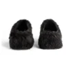 Crocs-pistokkaat ”Black Fake Fur on Rubber” 720762W0FOU1000