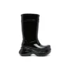 Crocs x Balenciaga kiiltäväpintaiset saappaat ”Musta” 677388W1S8X