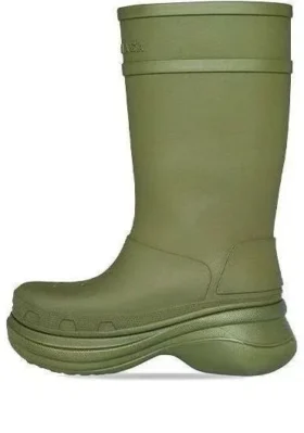 Crocs x Balenciaga -saappaat ”Army Green” 677384W1S8E3195