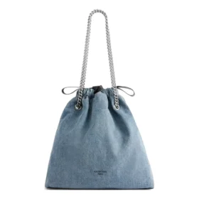 Crush-keskikokoinen Denim-laukku, ”sininen” 7429412AAYA4661