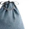 Crush-keskikokoinen Denim-laukku, ”sininen” 7429412AAYA4661