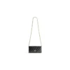 Crush-ketjullinen tikattu lompakko ”Black” 781723210J11000