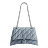 Crush Medium Chain Bag Quilted ”Blue” 7163932AAGX4661