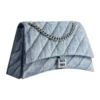 Crush Medium Chain Bag Quilted ”Blue” 7163932AAGX4661