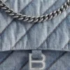 Crush Medium Chain Bag Quilted ”Blue” 7163932AAGX4661