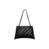 Crush Medium -ketjulaukku, tikattu ”Black” 716393210IY1000