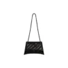Crush Medium -ketjulaukku, tikattu ”Black” 716393210IY1000