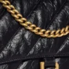 Crush Medium -ketjulaukku, tikattu ”Musta” 716393210J11000