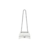 Crush-pieni ketjulaukku, tikattu, ”Optic White” 716351210J09001