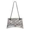Crush-pieni ketjulaukku, tikattu ”Silver” 716351210IW8110
