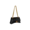Crush Small Chain Bag, krokotiilikuviolla ”Black” 716351210IX1000