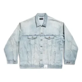 Denim-kokoinen tarra-takki ”Blue” 767947TDW144016 Denim-kokoinen tarra-takki ”Blue” 767947TDW144016