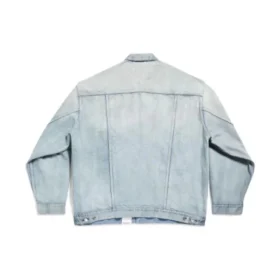 Denim-kokoinen tarra-takki ”Blue” 767947TDW144016 Denim-kokoinen tarra-takki ”Blue” 767947TDW144016