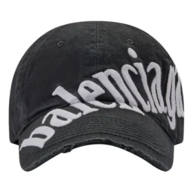 Diagonal-baseball-lippis ”Musta Valkoinen” 680738410B20107