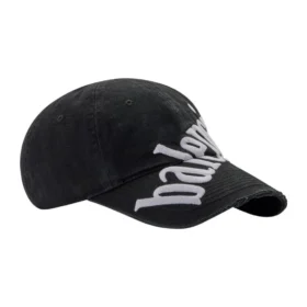 Diagonal-baseball-lippis ”Musta Valkoinen” 680738410B20107
