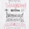Diy Metal -T-paidat ”White Black Red” 641675TPVO29065