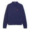Double B:n korkeakauluksinen villaneulepusero ”Blue” 682010T16274011