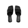 Duty Free 60 mm -sandaalit ”Black Shiny Soft Sheepskin” 787303WBCW01000