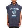 Est. 1917 College Logo Oversized hihaton huppari ”Navy” 697875TMV964140