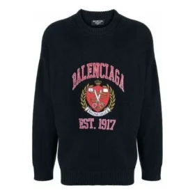 Est. 1917 College Logo -pyöreäkaulainen villapaita ”Black” 675267T32178065 Est. 1917 College Logo -pyöreäkaulainen villapaita ”Black” 675267T32178065
