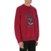 Est. 1917 -yliopiston logolla varustettu pyöreäkaulainen villapaita ”Red” 675267T32176164