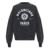 Est. 1917 -yliopiston logopainatuksella varustettu pyöreäkaulainen collegepaita ”Washed Black” 697869TMV991000