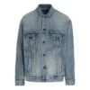 Est. 1917 -yliopiston logopainettu Denim-takit, Large-mitoitus, ”Washed Light Blue” 675207TJW795620
