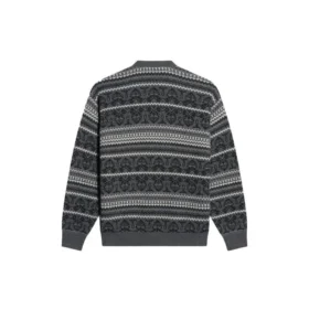 Fair Isle -pyöreäkaulainen villapaita ”Grey” 675280T16121240 Fair Isle -pyöreäkaulainen villapaita ”Grey” 675280T16121240