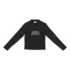 Fashion Institute -pitkähihainen T-paita, medium-istuvuus ”Black” 698124TMVH51073