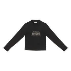 Fashion Institute -pitkähihainen T-paita, medium-istuvuus ”Black” 698124TMVH51073 Fashion Institute -pitkähihainen T-paita, medium-istuvuus ”Black” 698124TMVH51073