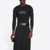 Fashion Institute -pitkähihainen T-paita, medium-istuvuus ”Black” 698124TMVH51073