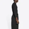 Fashion Institute -pitkähihainen T-paita, medium-istuvuus ”Black” 698124TMVH51073