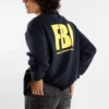 FBI-pyöreäkaulainen collegepaita ”Navy/Keltainen” 676629TLVH14265