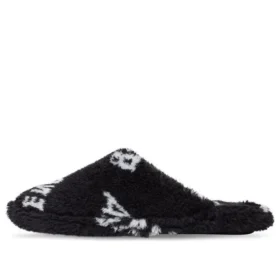 Furry-sandaalit ”Allover Logo – Black” 699675W2B411090