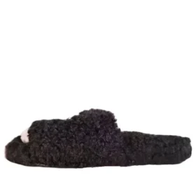 Furry Slides ”Musta” 654261W2DO21008