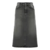 FW21 A-linjainen hame ”Washed Grey Denim” 646913TBP477767