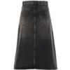FW21 A-linjainen hame ”Washed Grey Denim” 646913TBP477767