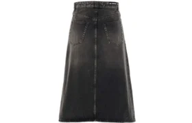 FW21 A-linjainen hame ”Washed Grey Denim” 646913TBP477767