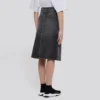 FW21 A-linjainen hame ”Washed Grey Denim” 646913TBP477767