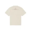 FW21 Couture -malliston suorakulmainen, aakkosilla painettu pyöreäkaulainen lyhythihainen pusero, beige, 651795TJV900905