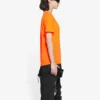 FW21 joustava slim fit -paita, lyhythihainen, oranssi 661705TKVH57513