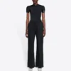 FW21 Logo Alphabet -painatus, slim fit, lyhythihainen, musta 6617524B0B11077