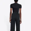 FW21 Logo Alphabet -painatus, slim fit, lyhythihainen, musta 6617524B0B11077