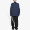FW21 Logo Splicing Loose Takit Unisex Navy Blue 663065TKO484063