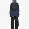 FW21 Logo Splicing Loose Takit Unisex Navy Blue 663065TKO484063