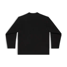FW23-neulepusero ”Black Double Faced Wool Knit” 771671T16751000