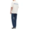 go Luxury pyöreäkaulainen unisex-puuvillapaita, lyhyet hihat, valkoinen 612966TIVG59055